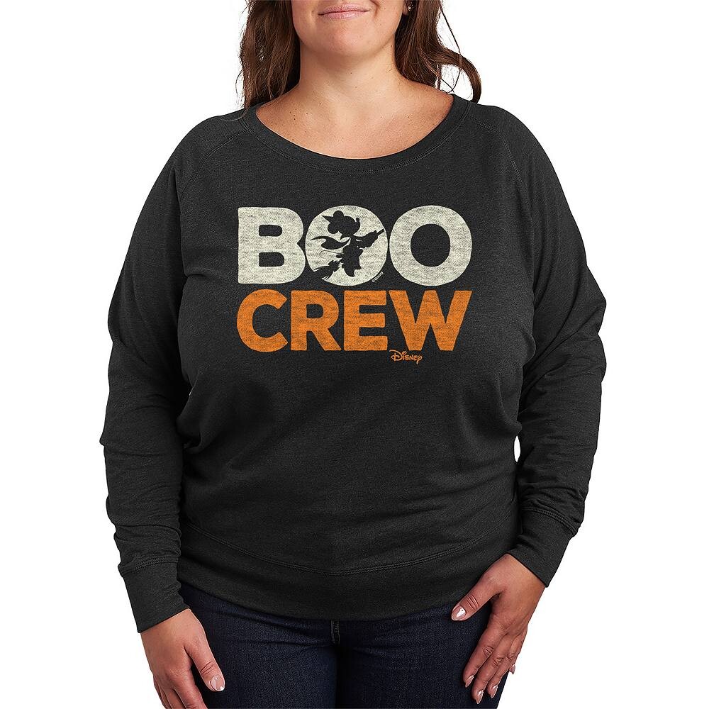 Легкий свитшот из френч-терри Disney's Mickey Mouse Plus Size Boo Crew, цвет Heather Charcoal 
Легкий свитшот из френч-терри Disney's Mickey Mouse Plus Size Boo Crew, цвет Heather Charcoal