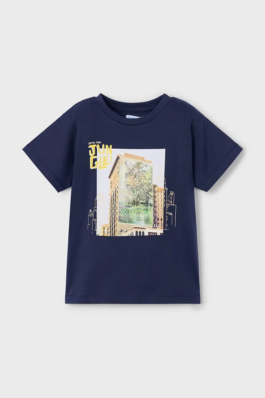 Футболка из хлопка для детей Mayoral, темно-синий
Футболка из хлопка для детей Mayoral, темно-синий
