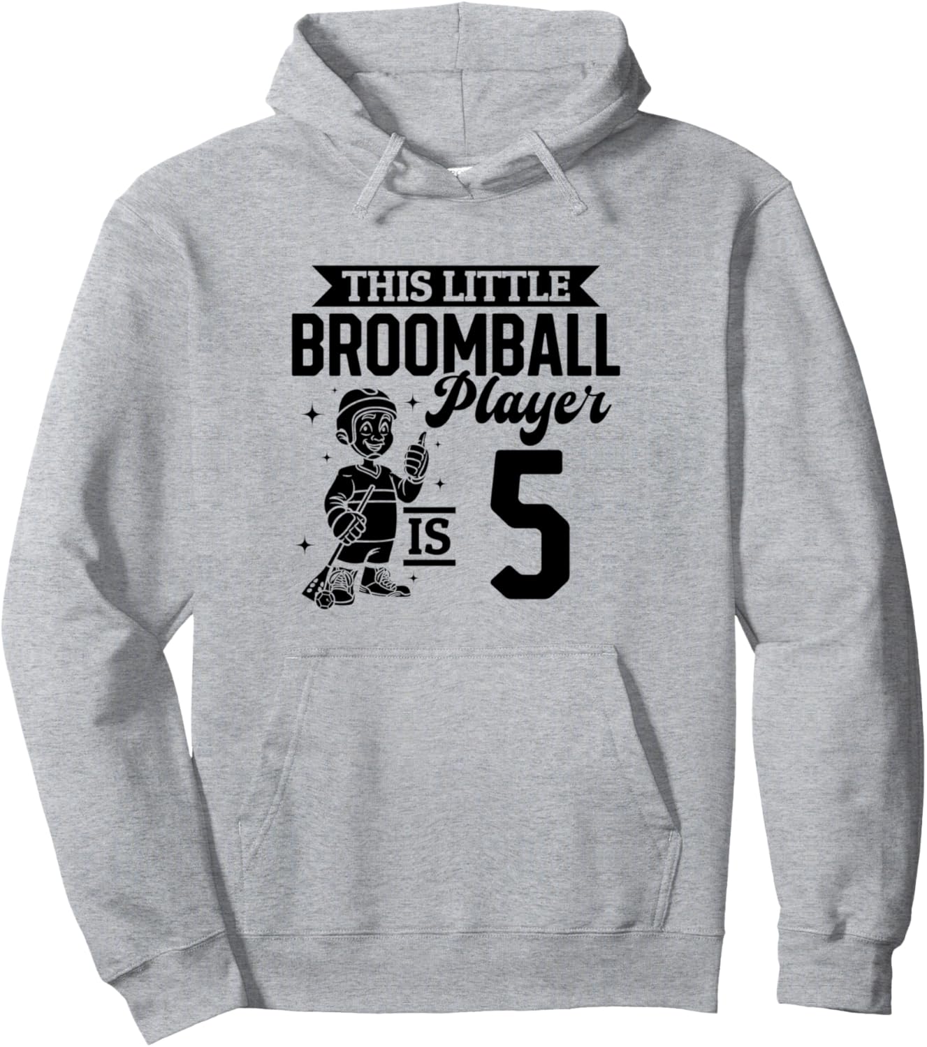 Толстовка для детей на 5-й день рождения Broomball Player на день рождения Broomball 5 Year Old Broomball Player 5Th Birthday Party, серый
Толстовка для детей на 5-й день рождения Broomball Player на день рождения Broomball 5 Year Old Broomball Player 5Th Birthday Party, серый