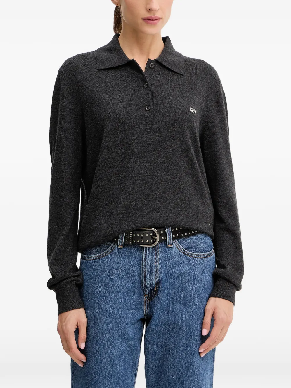 Поло на пуговицах Miss Sixty, серый
Поло на пуговицах Miss Sixty, серый