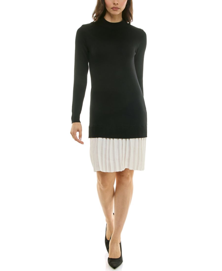 Женское вязаное платье-свитер с заниженной талией и длинными рукавами Taylor, Black/Winter White
Женское вязаное платье-свитер с заниженной талией и длинными рукавами Taylor, Black/Winter White