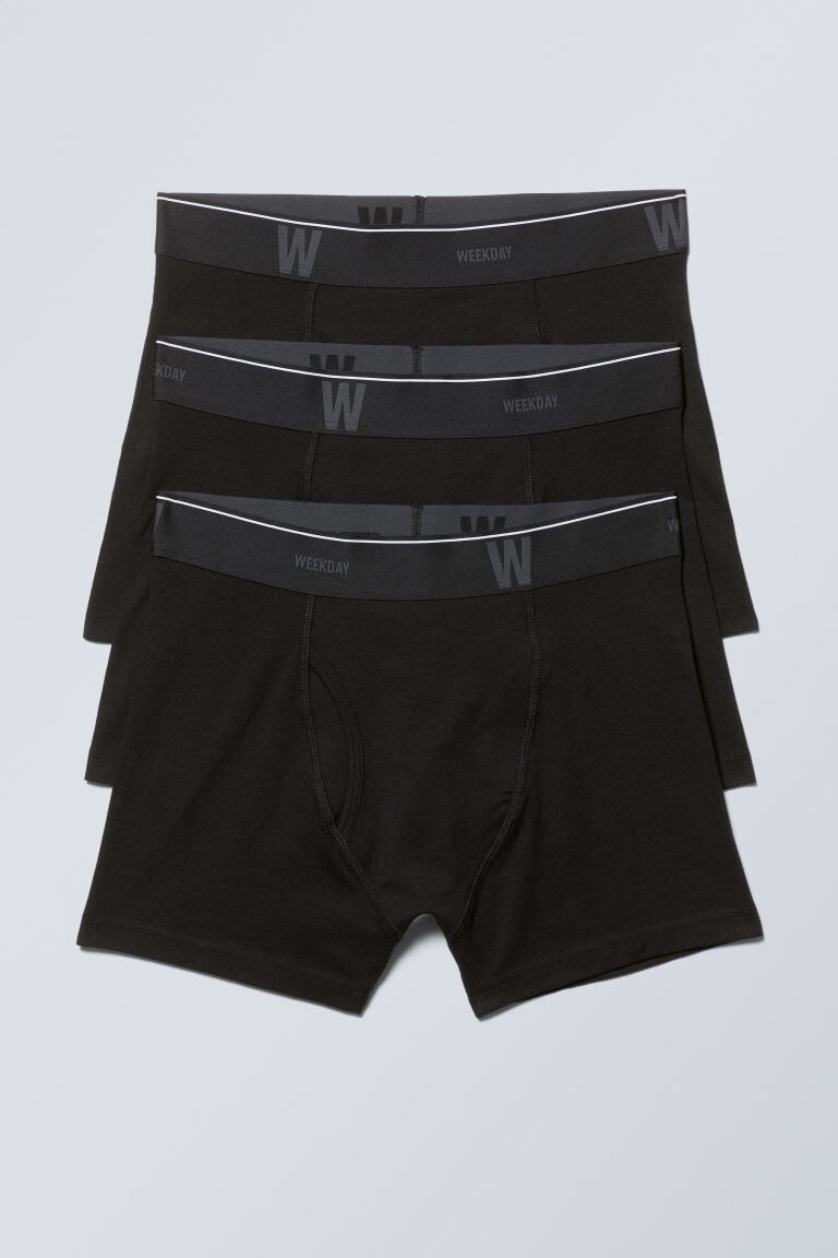 Набор из 3 боксеров с логотипом Weekday, черный
Набор из 3 боксеров с логотипом Weekday, черный