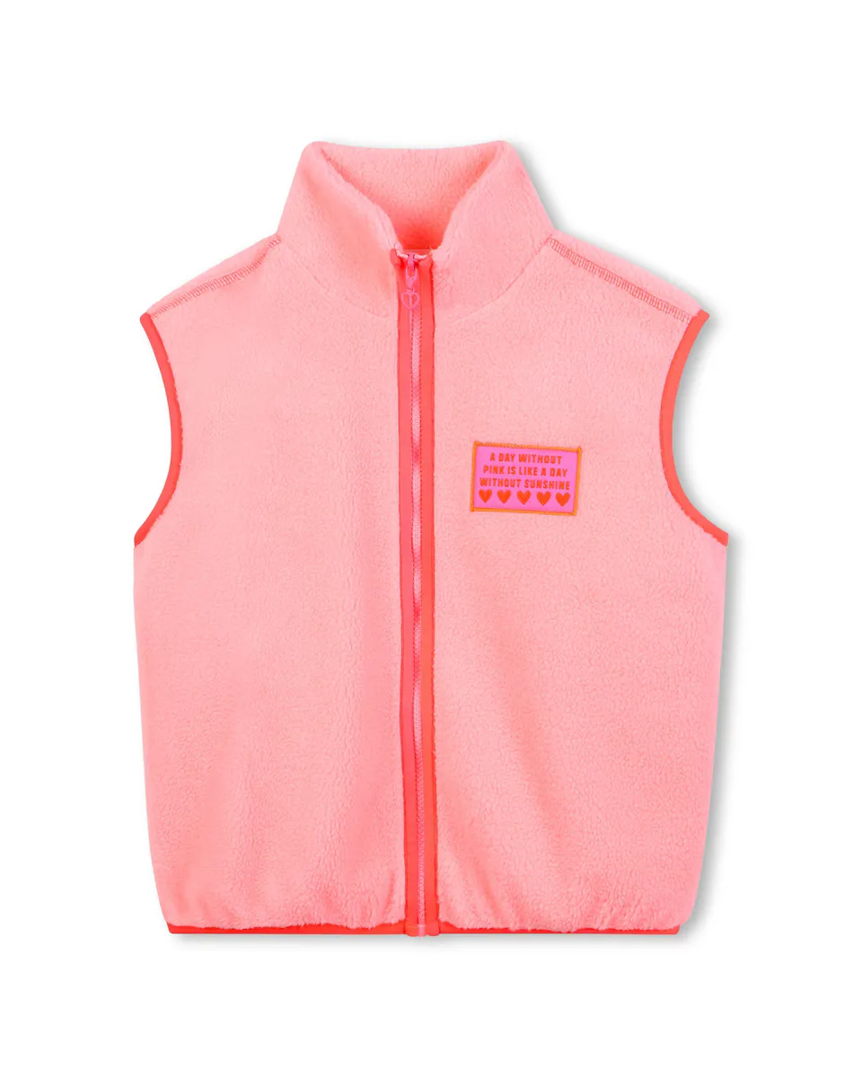 Детский жилет с высоким воротником и молнией Billieblush, лососевый
Детский жилет с высоким воротником и молнией Billieblush, лососевый