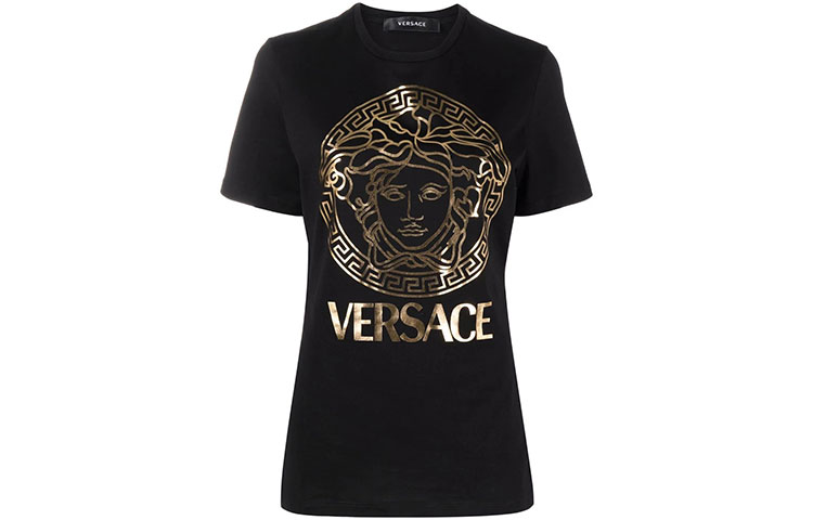 Хлопковая футболка VERSACE, черный
Хлопковая футболка VERSACE, черный