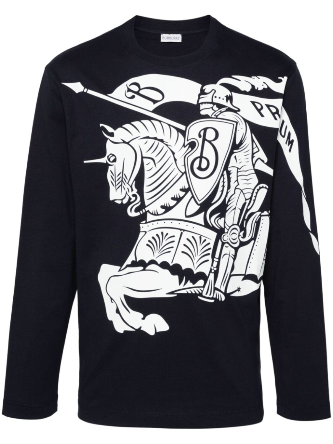 Burberry футболка из хлопка с принтом «Конный рыцарь», синий
Burberry футболка из хлопка с принтом «Конный рыцарь», синий