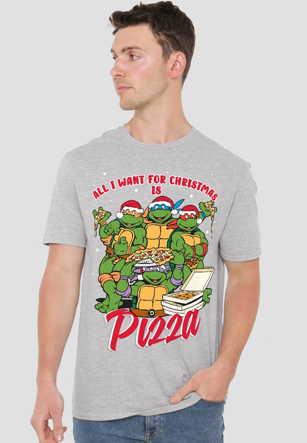 Футболка с принтом TEENAGE MUTANT NINJA TURTLES CHRISTMAS PIZZA Cotton Soul, серый
Футболка с принтом TEENAGE MUTANT NINJA TURTLES CHRISTMAS PIZZA Cotton Soul, серый