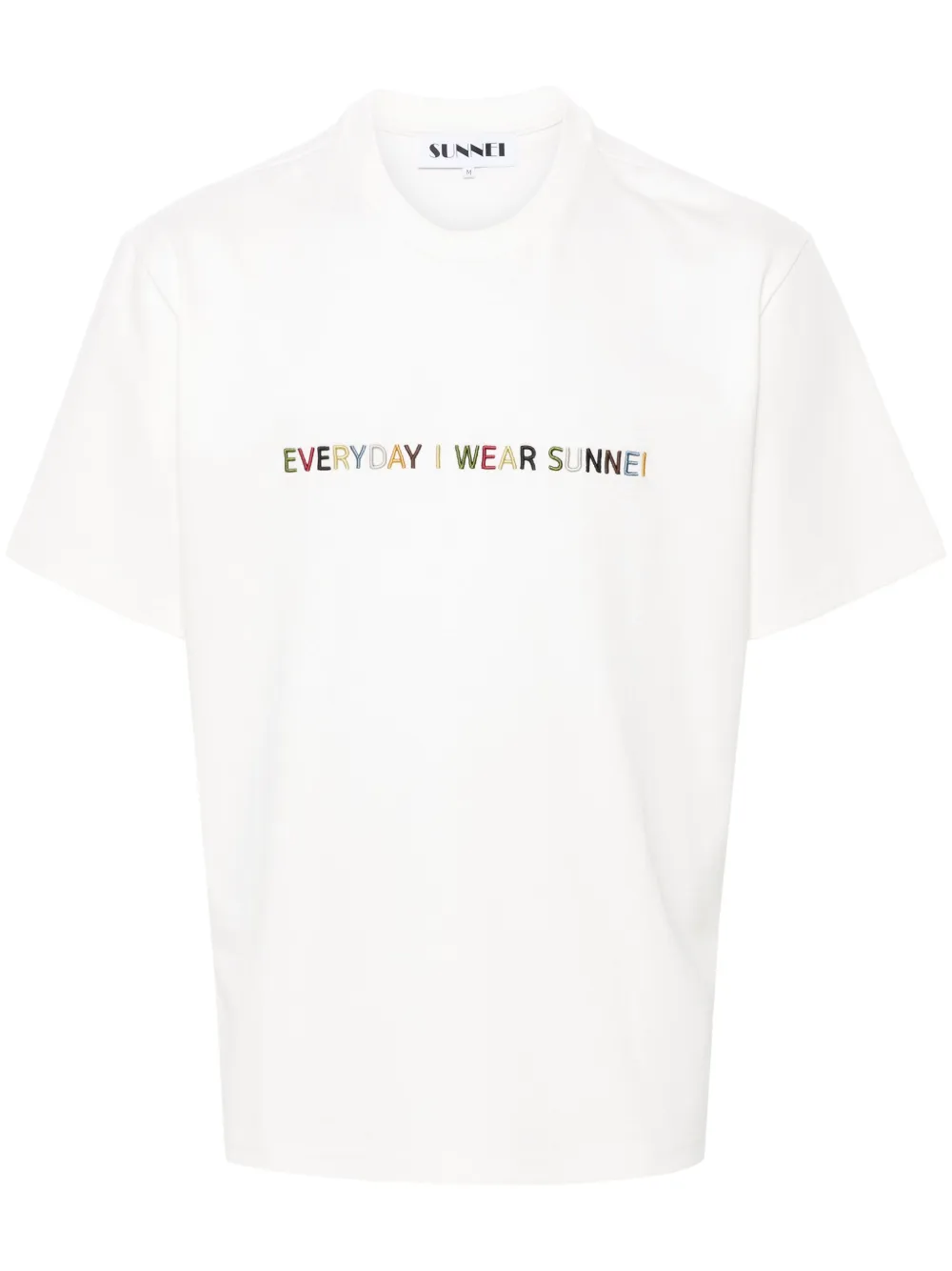 Футболка с вышитым логотипом Sunnei, нейтральный
Футболка с вышитым логотипом Sunnei, нейтральный