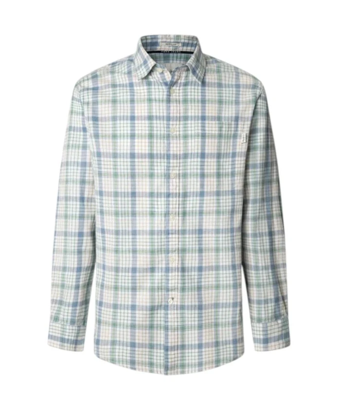 Современная повседневная рубашка в клетку. Pepe Jeans, зеленый
Современная повседневная рубашка в клетку. Pepe Jeans, зеленый