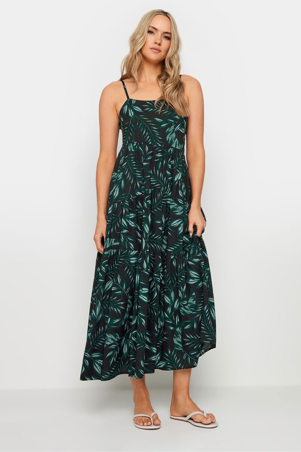 Платье мидакси с тропическим принтом и бретелями Long Tall Sally, зеленый
Платье мидакси с тропическим принтом и бретелями Long Tall Sally, зеленый