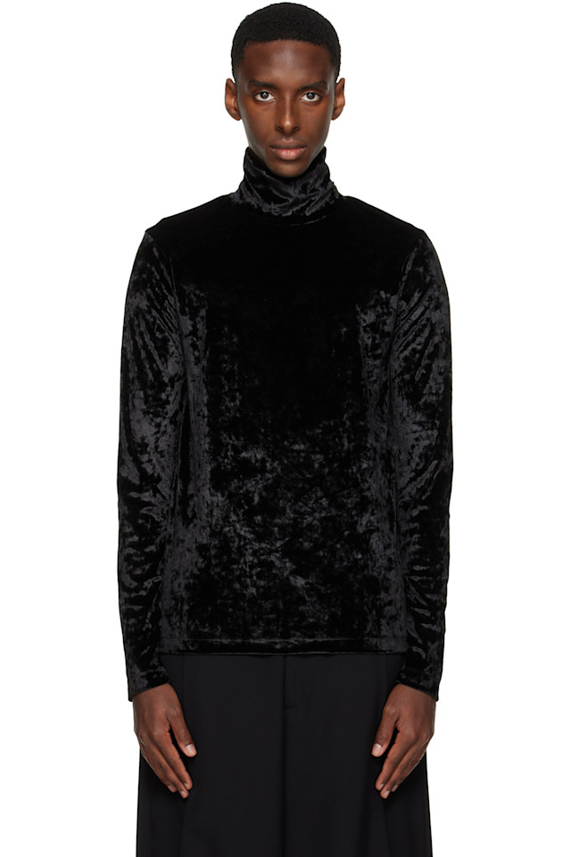 Топ с высоким воротником Dries Van Noten, черный
Топ с высоким воротником Dries Van Noten, черный