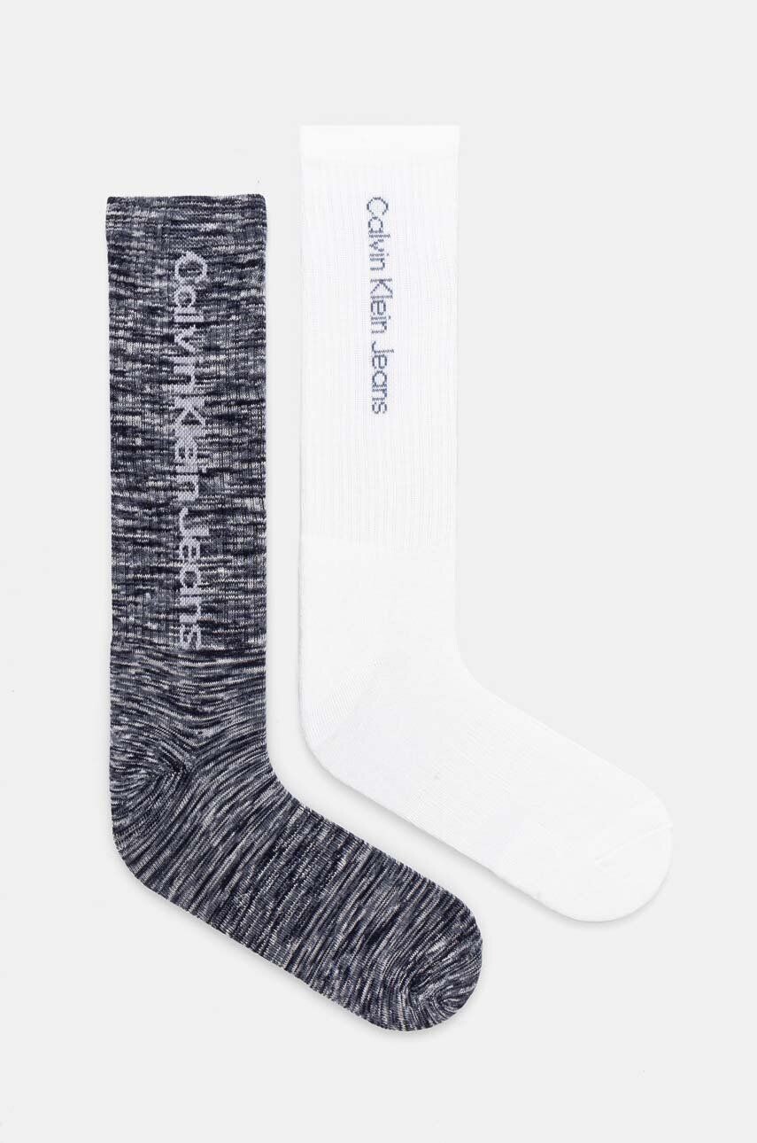 2 упаковки носков Calvin Klein Jeans, белый 
2 упаковки носков Calvin Klein Jeans, белый
