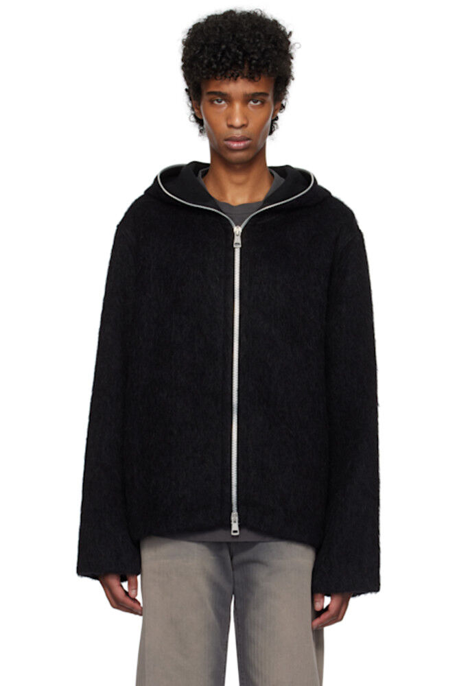 Черная толстовка с капюшоном на молнии OUR LEGACY
Черная толстовка с капюшоном на молнии OUR LEGACY