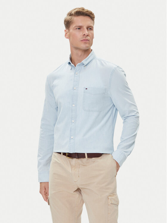 Рубашка regular fit MW0MW39431 Tommy Hilfiger, голубой
Рубашка regular fit MW0MW39431 Tommy Hilfiger, голубой