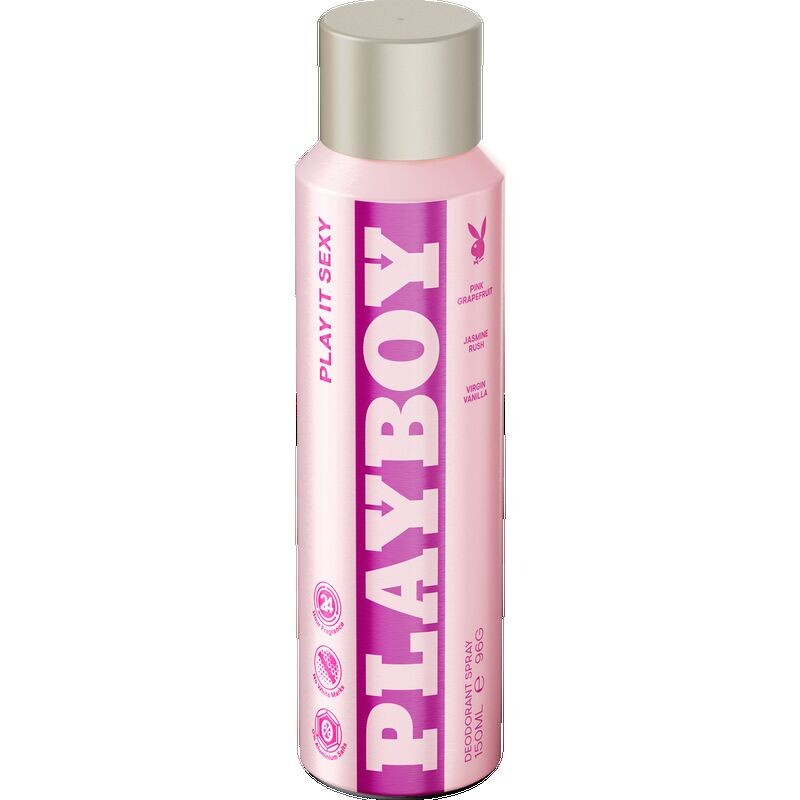 Play it Sexy Дезодорант-спрей Playboy, 150 ml
Play it Sexy Дезодорант-спрей Playboy, 150 ml