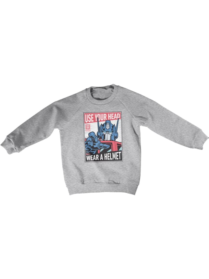 Детская толстовка Use Your Head Wear A Helmet Kids Sweatshirt серого цвета Transformers
Детская толстовка Use Your Head Wear A Helmet Kids Sweatshirt серого цвета Transformers
