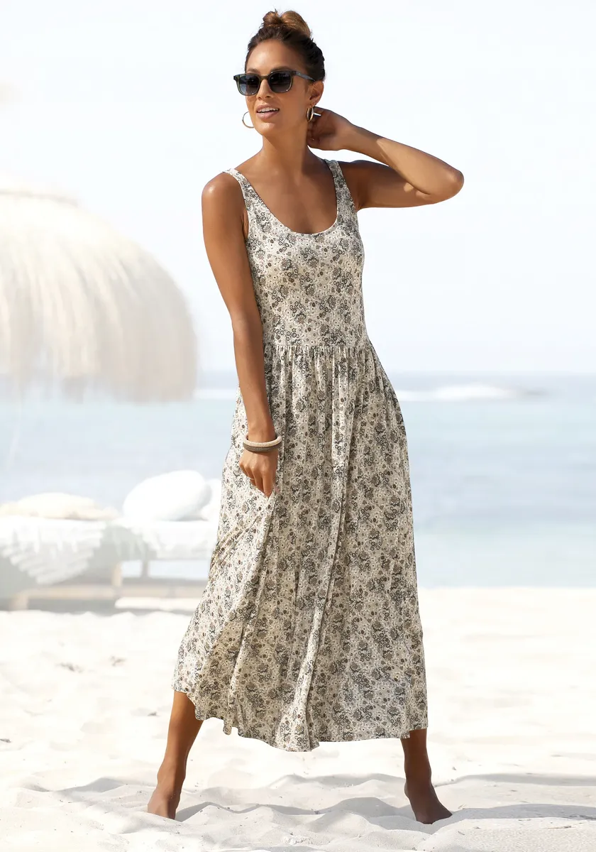 Платье миди Vivance с цветочным принтом, воздушное летнее платье, пляжное платье, бежевый
Платье миди Vivance с цветочным принтом, воздушное летнее платье, пляжное платье, бежевый