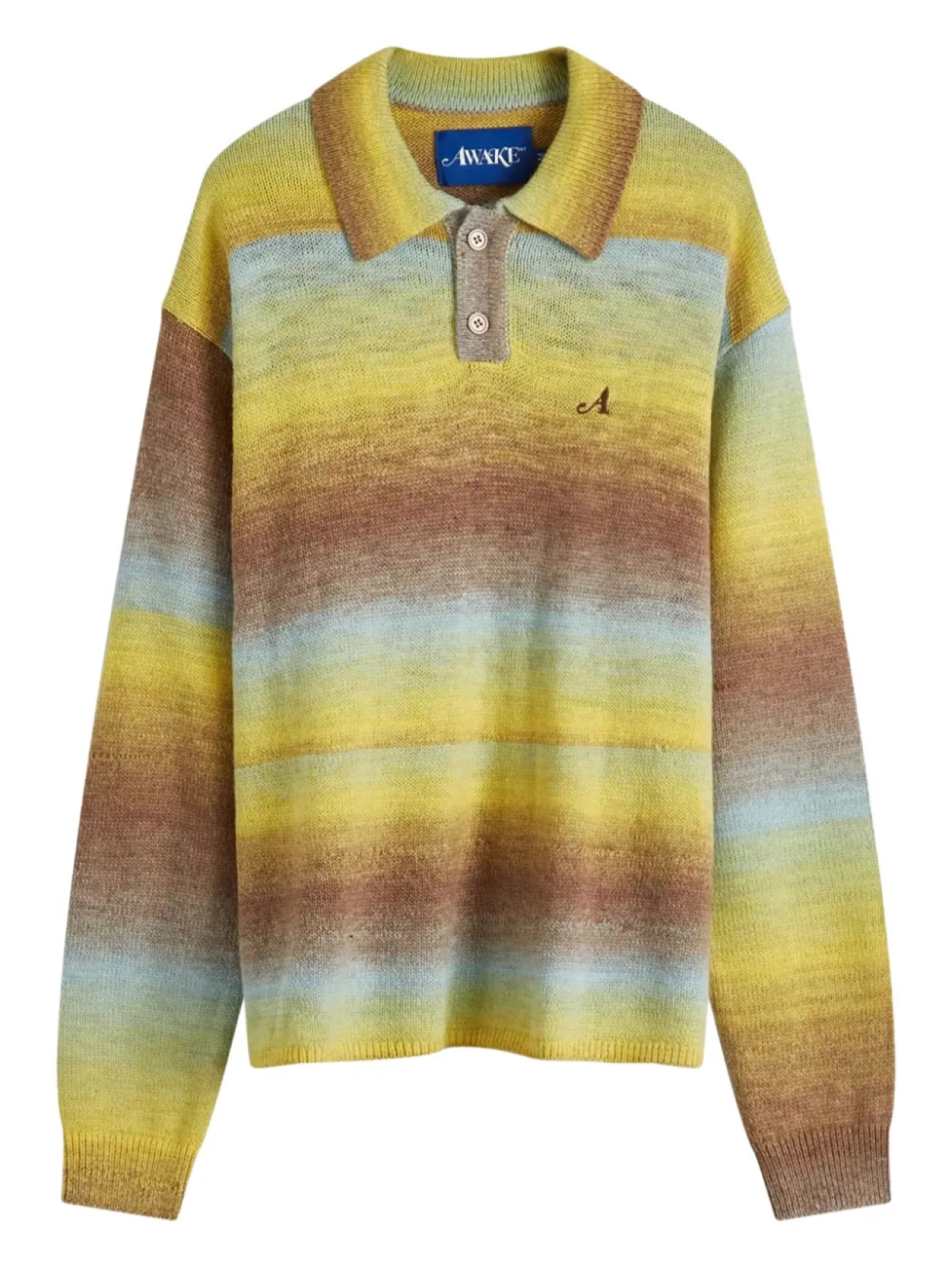 Свитер с воротником поло Awake NY, желтый
Свитер с воротником поло Awake NY, желтый