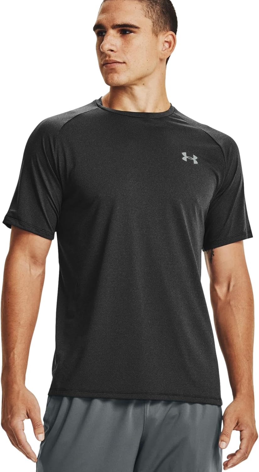 Мужская футболка с коротким рукавом Under Armour Tech 2.0 5c, Night Black., Черный, Мужская футболка с коротким рукавом Under Armour Tech 2.0 5c, Night Black.
Мужская футболка с коротким рукавом Under Armour Tech 2.0 5c, Night Black., Черный, Мужская футболка с коротким рукавом Under Armour Tech 2.0 5c, Night Black.