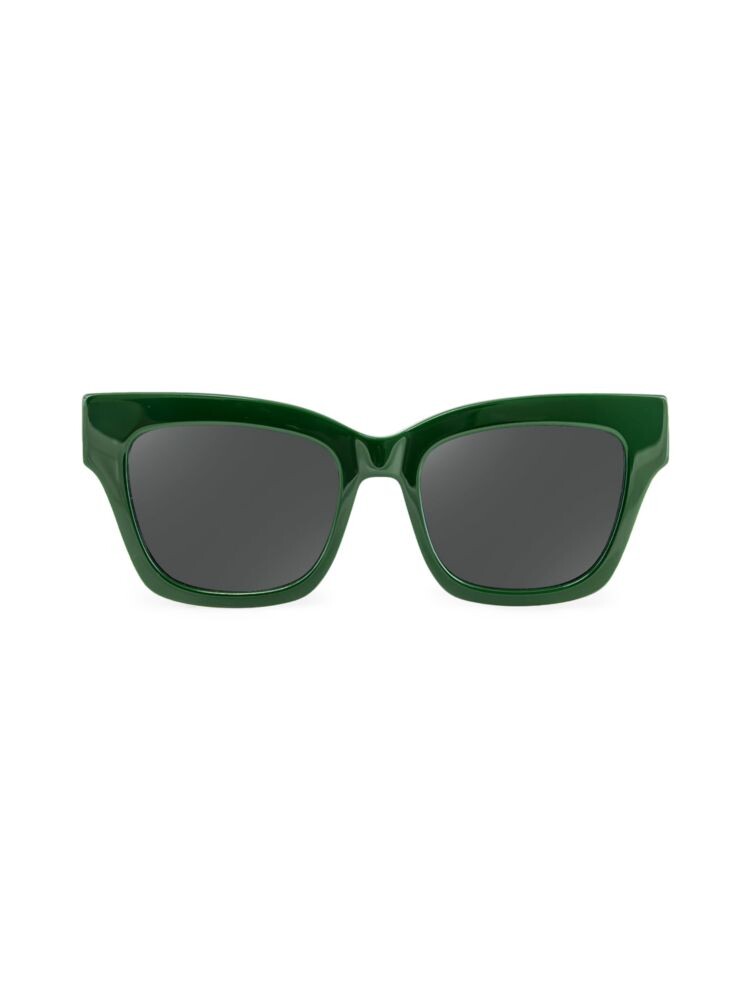 Квадратные солнцезащитные очки 47MM Aqs, зеленый
Квадратные солнцезащитные очки 47MM Aqs, зеленый