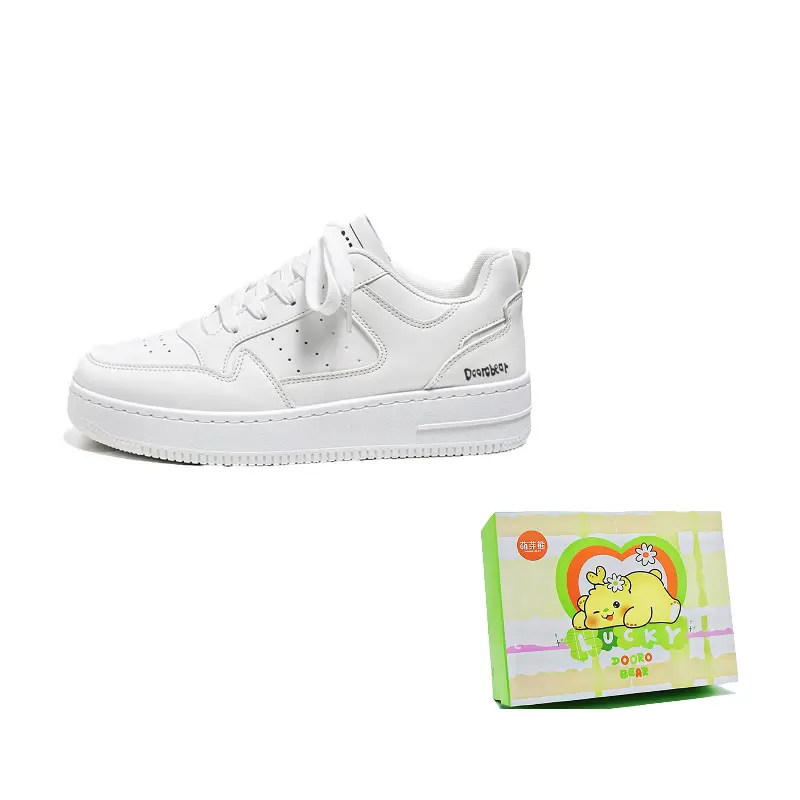 Budding Bear Антискользящие и износостойкие легкие низкие скейтерские кроссовки мужские белые, цвет White
Budding Bear Антискользящие и износостойкие легкие низкие скейтерские кроссовки мужские белые, цвет White