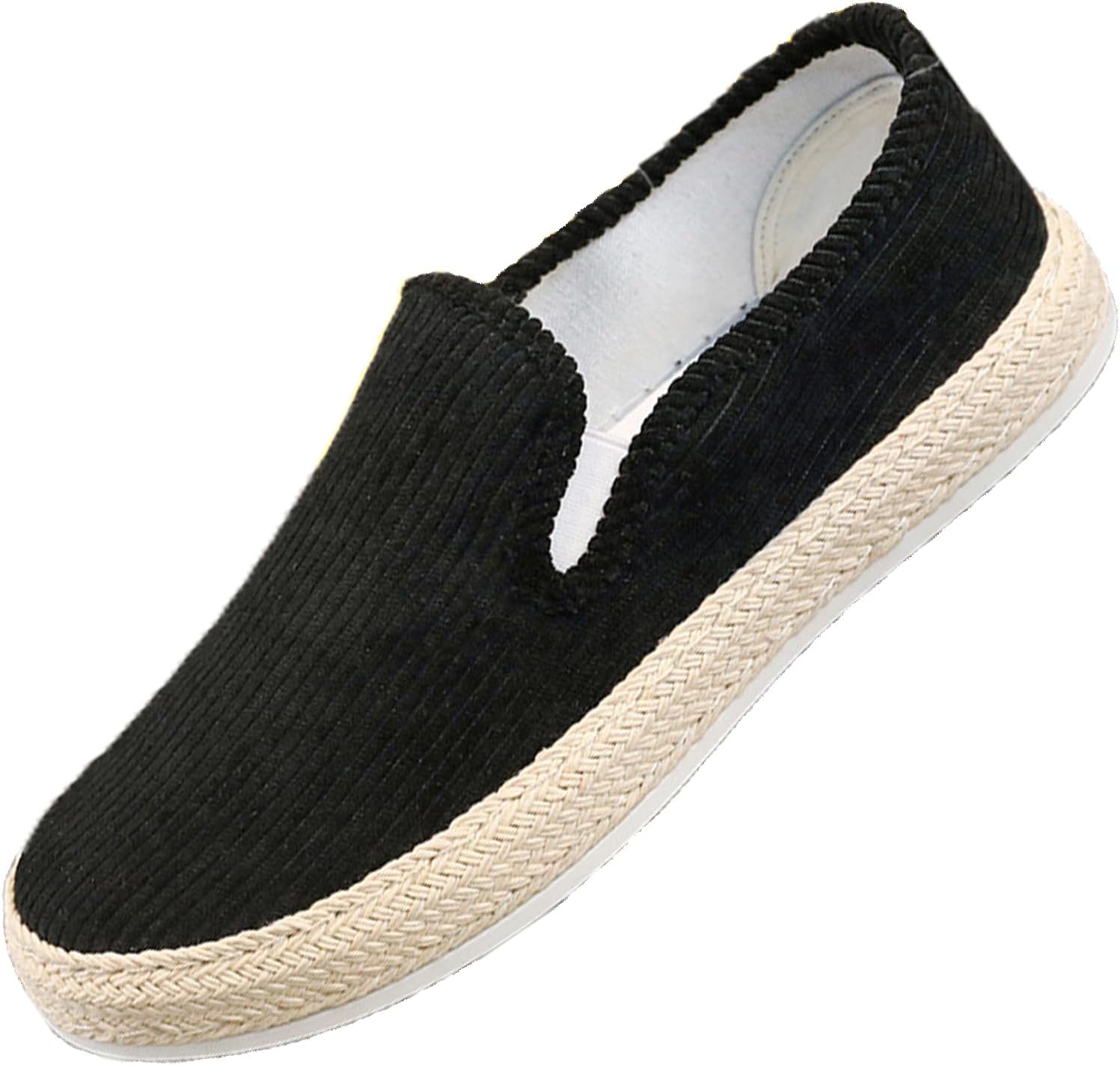 Мужские замшевые эспадрильи слипоны EFTCAL, легкие дышащие туфли на плоской подошве, повседневные обувь для ходьбы и вождения, черный
Мужские замшевые эспадрильи слипоны EFTCAL, легкие дышащие туфли на плоской подошве, повседневные обувь для ходьбы и вождения, черный