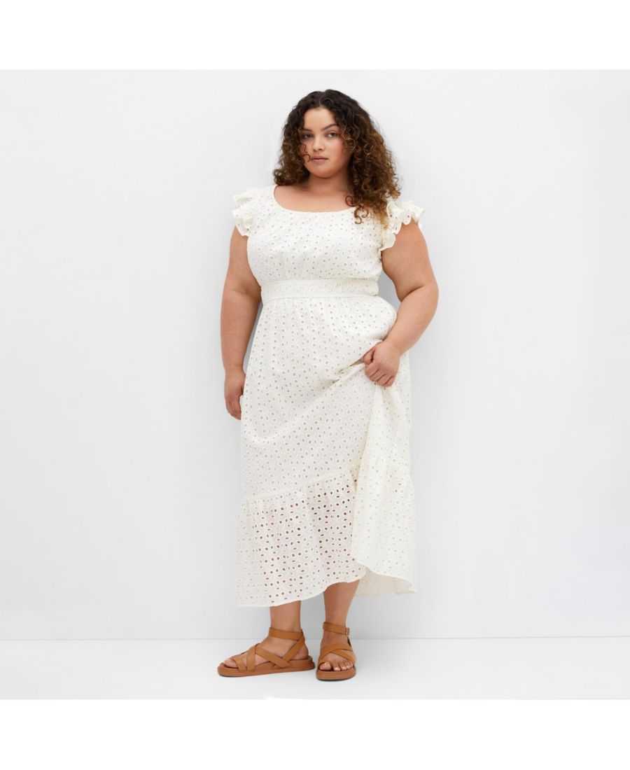 Женское миди-платье с вышивкой Sweet Broderie CITY CHIC, Ivory
Женское миди-платье с вышивкой Sweet Broderie CITY CHIC, Ivory