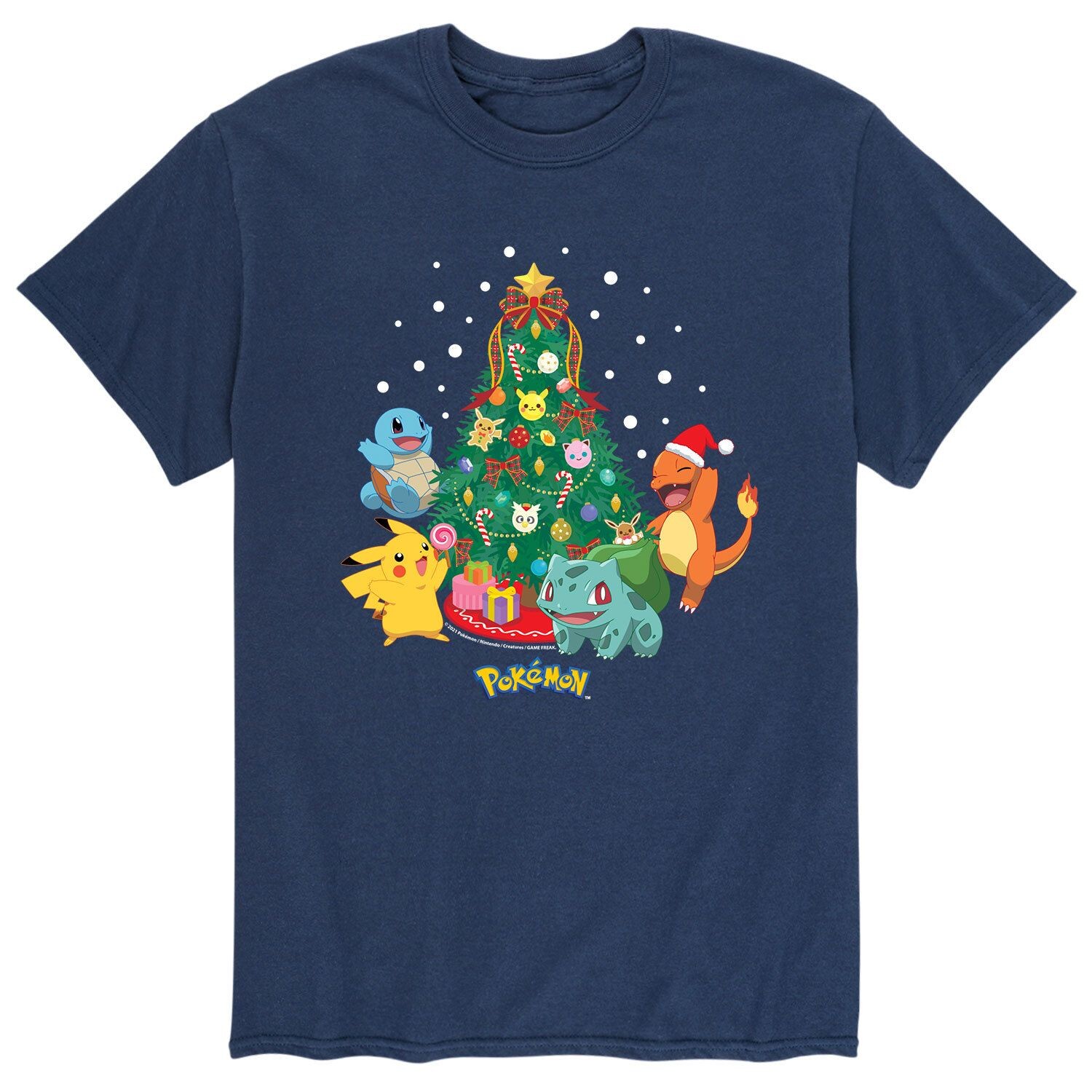 Мужская футболка «Рождественская елка» с изображением покемонов Licensed Character
Мужская футболка «Рождественская елка» с изображением покемонов Licensed Character