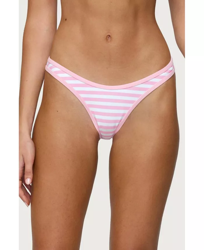 Женский полосатый бикини-топ Jayla Edikted, розовый 
Женский полосатый бикини-топ Jayla Edikted, розовый