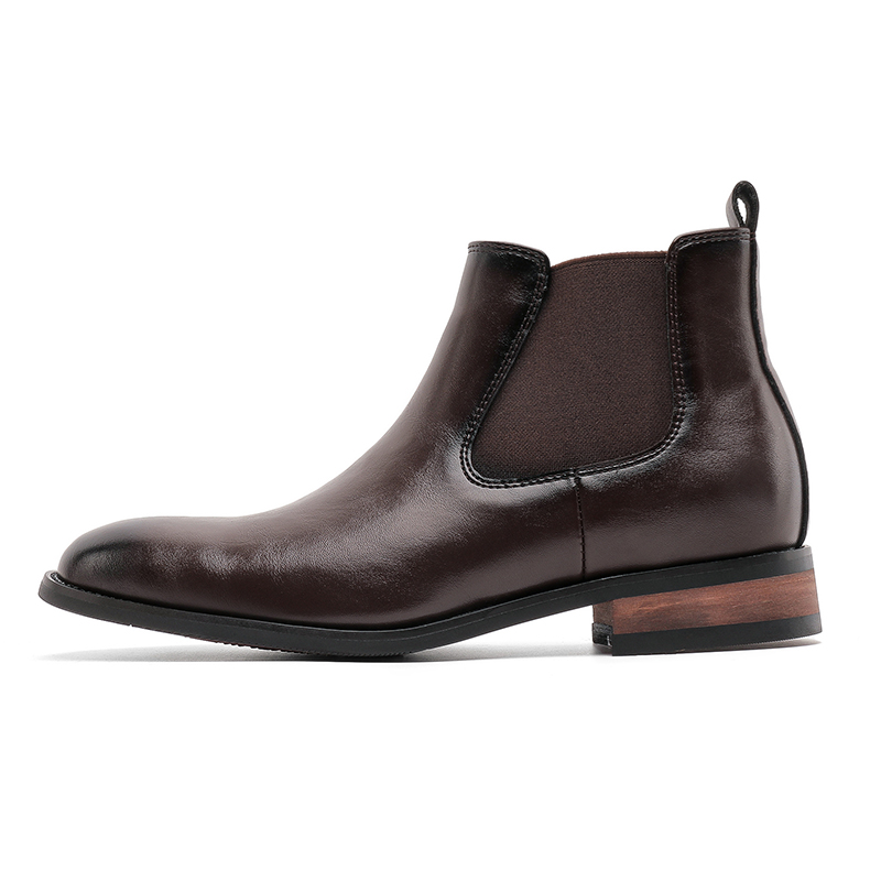 ZHENRAN Коричневые короткие челси для мужчин, цвет Brown
ZHENRAN Коричневые короткие челси для мужчин, цвет Brown