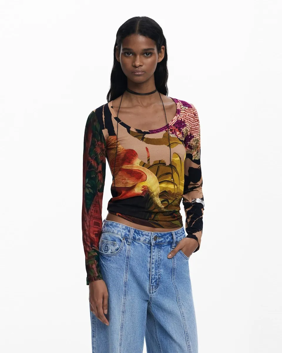 Футболка для женщин, разработанная мистером Кристианом Лакруа Desigual, мультиколор
Футболка для женщин, разработанная мистером Кристианом Лакруа Desigual, мультиколор