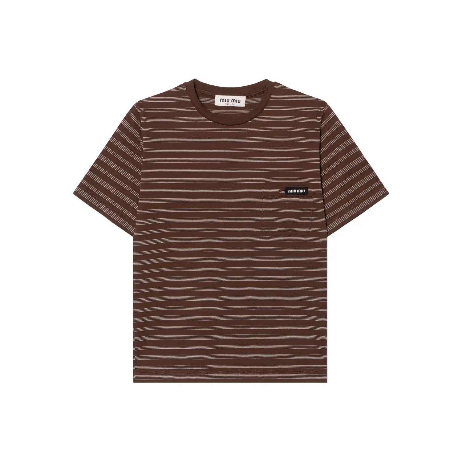 MIU MIU Футболка FW24 женская Cocoa Brown, Коричневый, MIU MIU Футболка FW24 женская Cocoa Brown
MIU MIU Футболка FW24 женская Cocoa Brown, Коричневый, MIU MIU Футболка FW24 женская Cocoa Brown