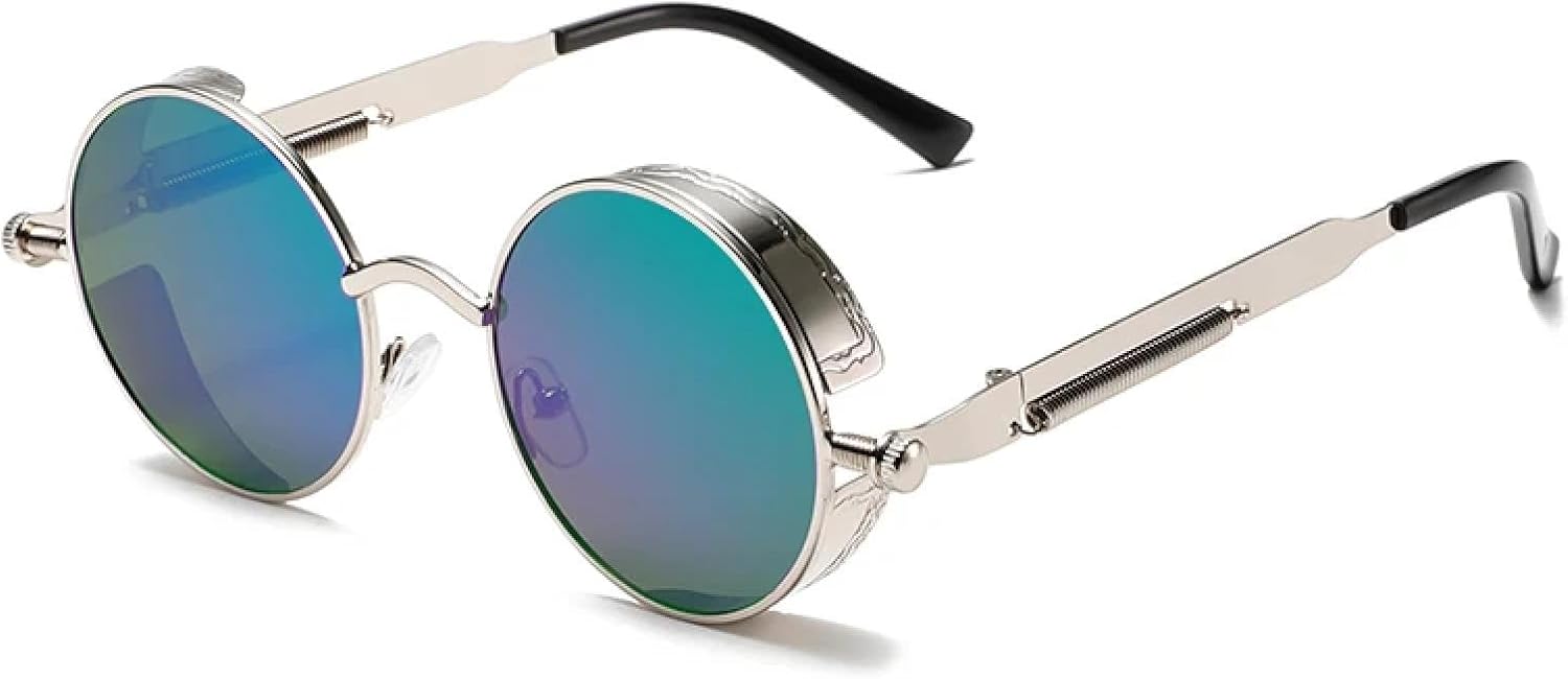 Солнцезащитные очки с защитой от УФ-излучения UV400 | Круглые мужские очки в металлической оправе | Линзы конфетных цветов для занятий спортом на открытом воздухе и вождения DSVIGF, S-green Coating
Солнцезащитные очки с защитой от УФ-излучения UV400 | Круглые мужские очки в металлической оправе | Линзы конфетных цветов для занятий спортом на открытом воздухе и вождения DSVIGF, S-green Coating