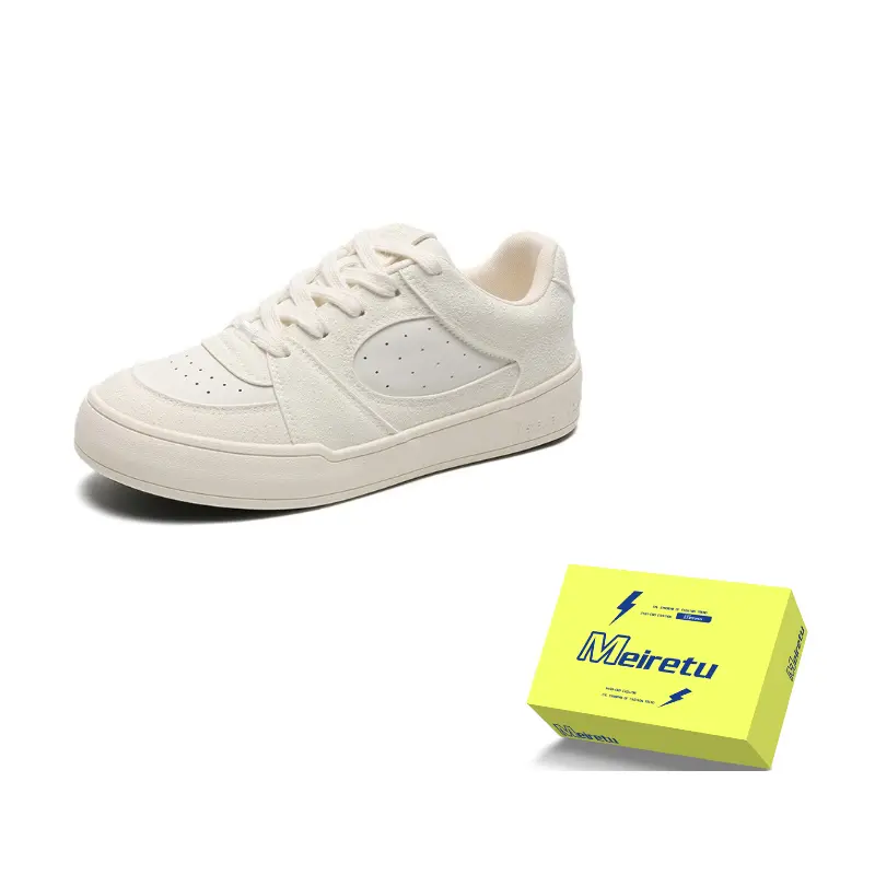 Meiretu Амортизирующие и дышащие низкие скейтерские кеды мужские белые, цвет White
Meiretu Амортизирующие и дышащие низкие скейтерские кеды мужские белые, цвет White