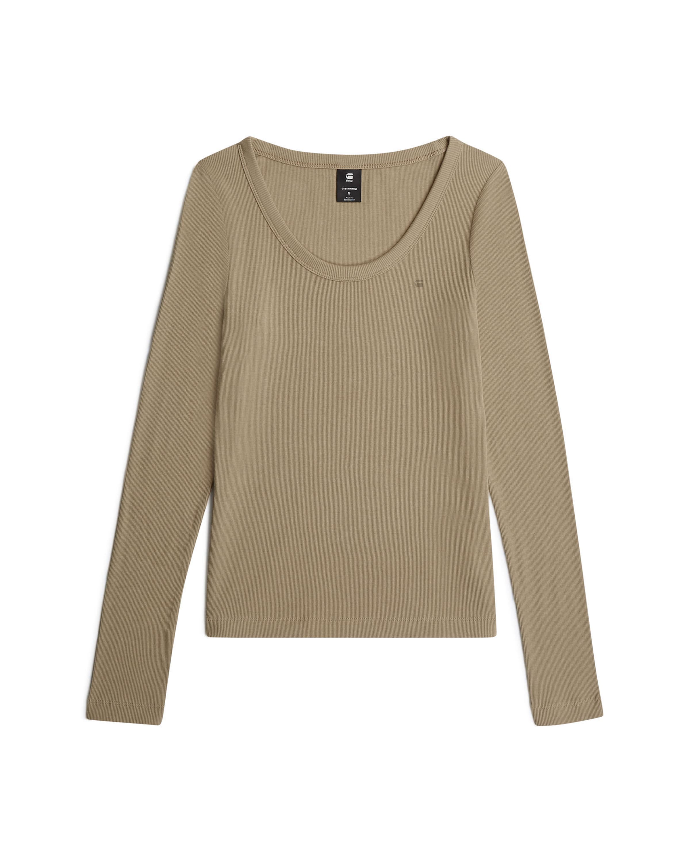 G-STAR Лонгслив 'Slim Rib Open Neck' в коричневом цвете
G-STAR Лонгслив 'Slim Rib Open Neck' в коричневом цвете