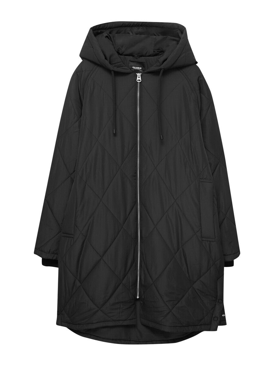 Межсезонное пальто Pull&Bear, черный
Межсезонное пальто Pull&Bear, черный