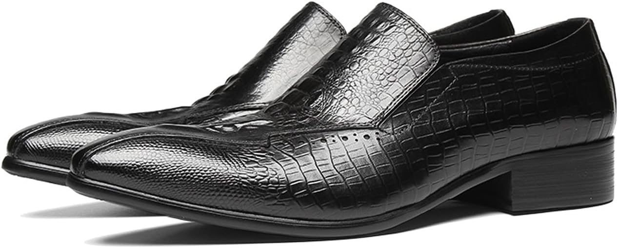 Мужские лоферы Santimon без застежек - классические туфли из кожи с тиснением под крокодила, пенни-лоферы для делового повседневного стиля, свадеб и вечерних мероприятий, черный
Мужские лоферы Santimon без застежек - классические туфли из кожи с тиснением под крокодила, пенни-лоферы для делового повседневного стиля, свадеб и вечерних мероприятий, черный