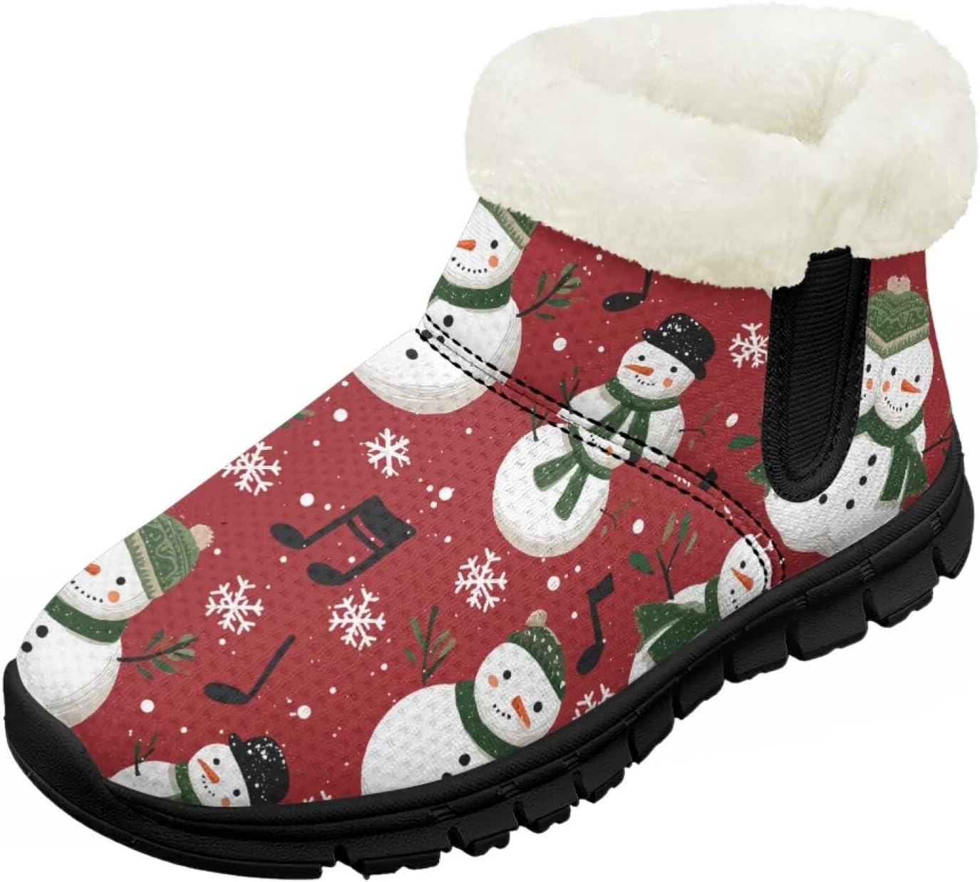 Детские зимние ботинки для девочек с меховой подкладкой, короткие, с противоскользящей подошвой, легкие, теплые ботиночки на молнии Pointodoor, Music Snowman Xmas
Детские зимние ботинки для девочек с меховой подкладкой, короткие, с противоскользящей подошвой, легкие, теплые ботиночки на молнии Pointodoor, Music Snowman Xmas