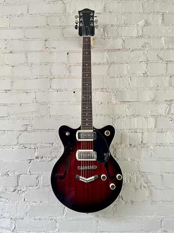 Электрогитара Gretsch G2655-P90 Streamliner Center Block Double Cutaway with V-Stoptail 2021 - Present - Claret Burst
Электрогитара Gretsch G2655-P90 Streamliner Center Block Double Cutaway with V-Stoptail 2021 - Present - Claret Burst