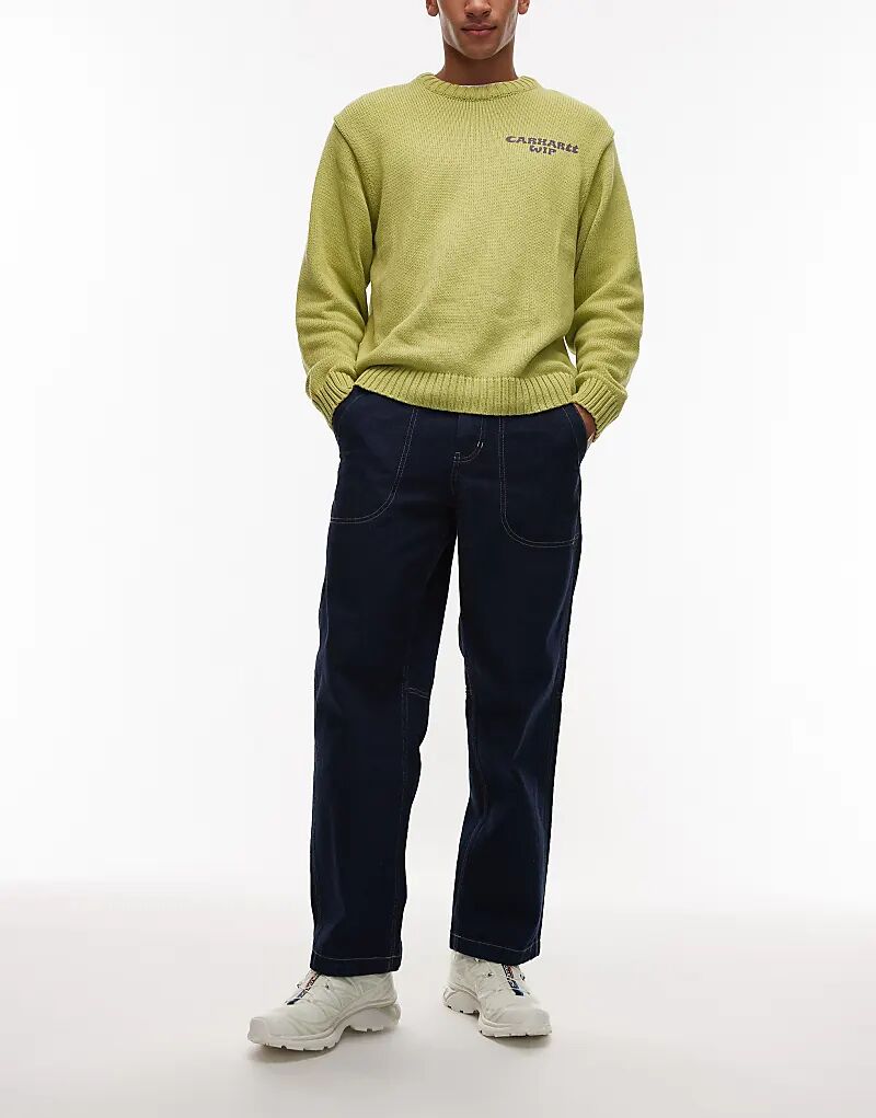 Джинсы Gramicci из японского шёлкового денима свободного кроя цвета индиго
Джинсы Gramicci из японского шёлкового денима свободного кроя цвета индиго