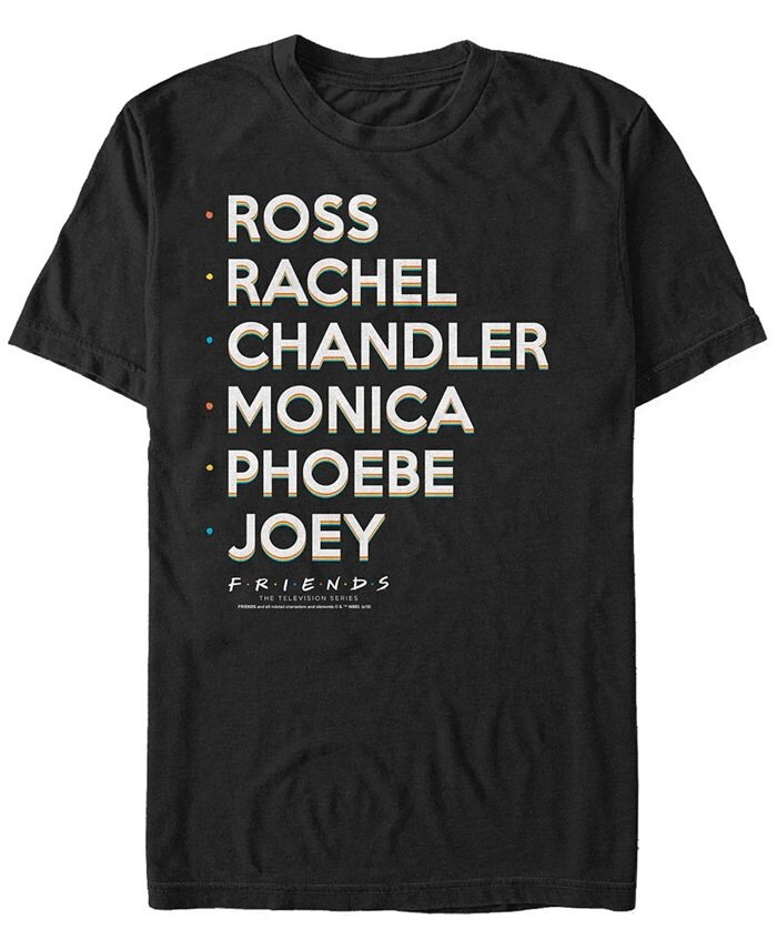 Мужская футболка с короткими рукавами и списком имен друзей Fifth Sun, черный
Мужская футболка с короткими рукавами и списком имен друзей Fifth Sun, черный