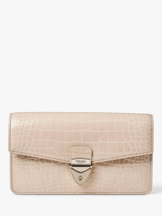 Клатч Mayfair из кожи с эффектом крокодила Aspinal of London, Taupe
Клатч Mayfair из кожи с эффектом крокодила Aspinal of London, Taupe
