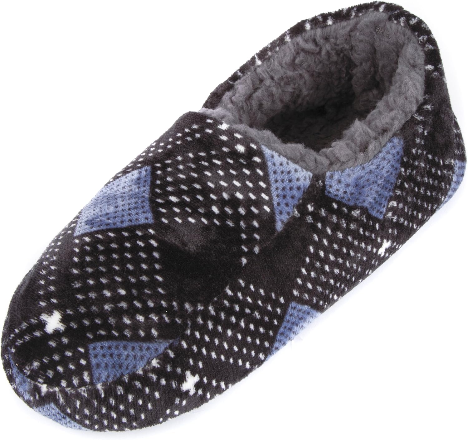 Мужские уютные тапочки Leisureland с мягкой флисовой подкладкой, черный/синий
Мужские уютные тапочки Leisureland с мягкой флисовой подкладкой, черный/синий