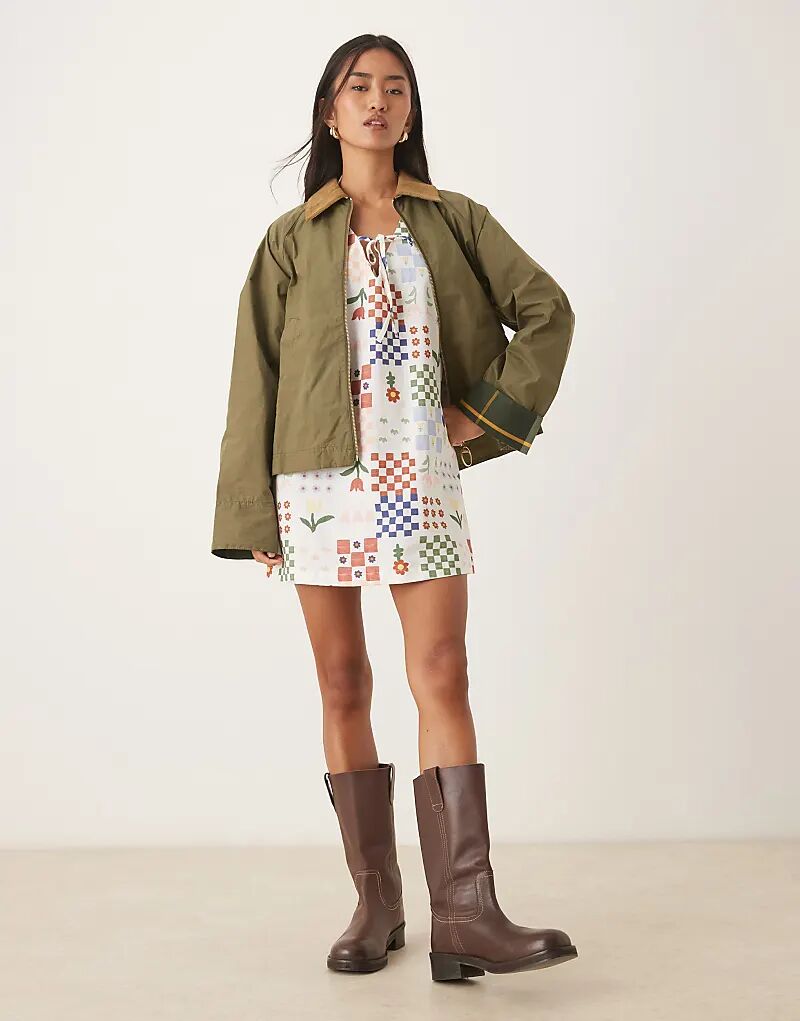 Мини-платье ASOS DESIGN из льняной смеси с завязкой спереди и цветочным принтом
Мини-платье ASOS DESIGN из льняной смеси с завязкой спереди и цветочным принтом