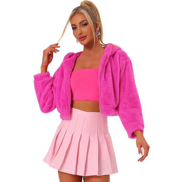 Женская повседневная куртка на молнии с капюшоном из искусственного меха Allegra K, Hot Pink
Женская повседневная куртка на молнии с капюшоном из искусственного меха Allegra K, Hot Pink