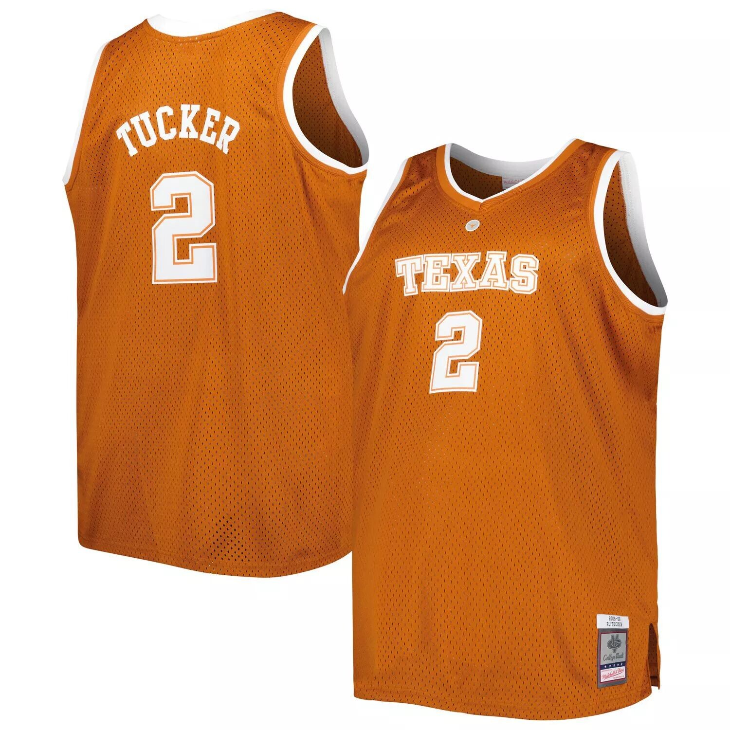 Мужская майка Mitchell & Ness PJ Tucker Texas Orange Texas Longhorns Big & Tall Swingman
Мужская майка Mitchell & Ness PJ Tucker Texas Orange Texas Longhorns Big & Tall Swingman