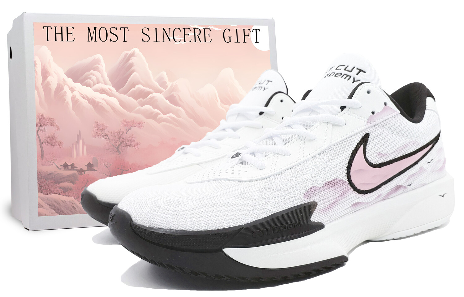 Баскетбольные кроссовки Air Zoom GT Cut Academy унисекс с низким верхом белого цвета Nike
Баскетбольные кроссовки Air Zoom GT Cut Academy унисекс с низким верхом белого цвета Nike
