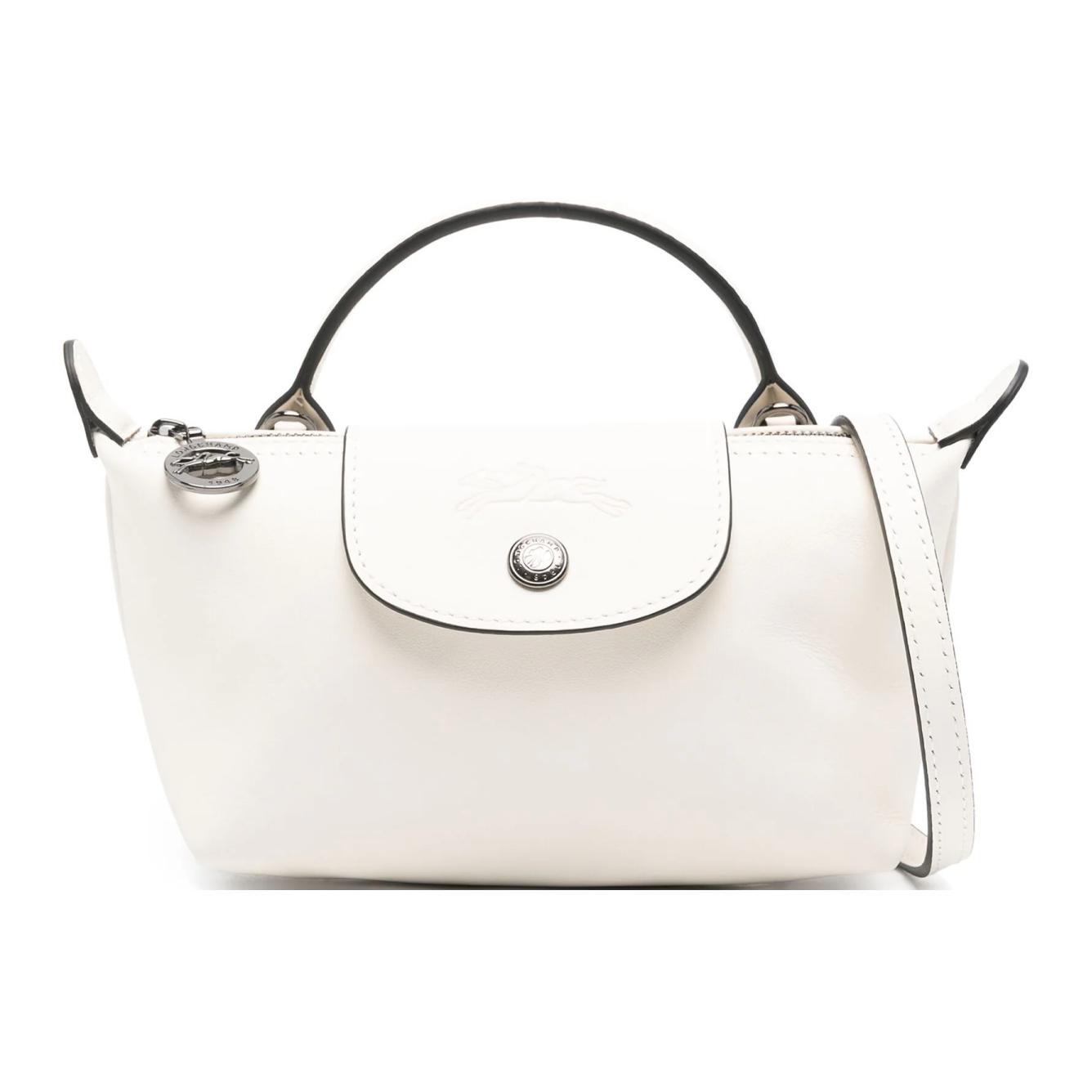 Кожаная мини-сумка с тисненым логотипом LONGCHAMP 
Кожаная мини-сумка с тисненым логотипом LONGCHAMP