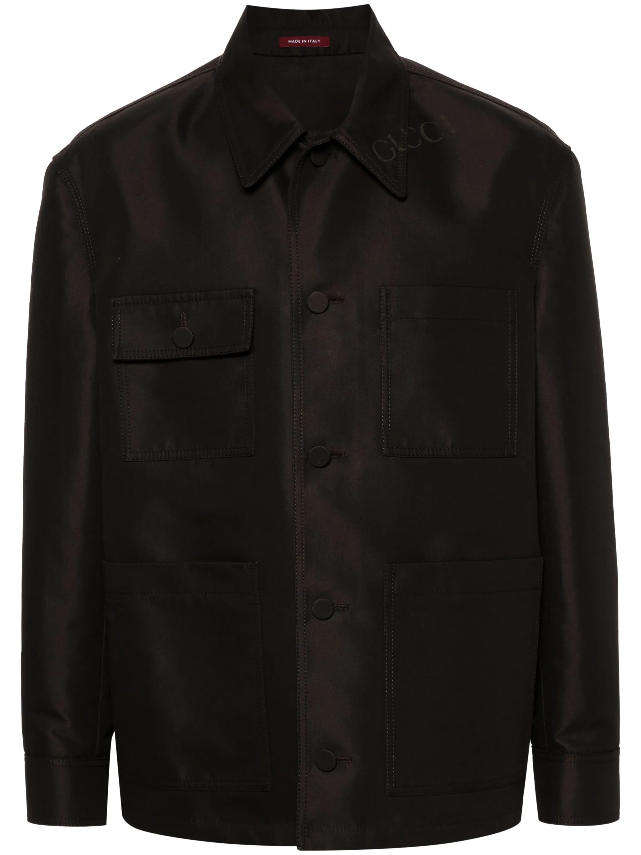 Куртка на пуговицах Gucci, коричневый
Куртка на пуговицах Gucci, коричневый