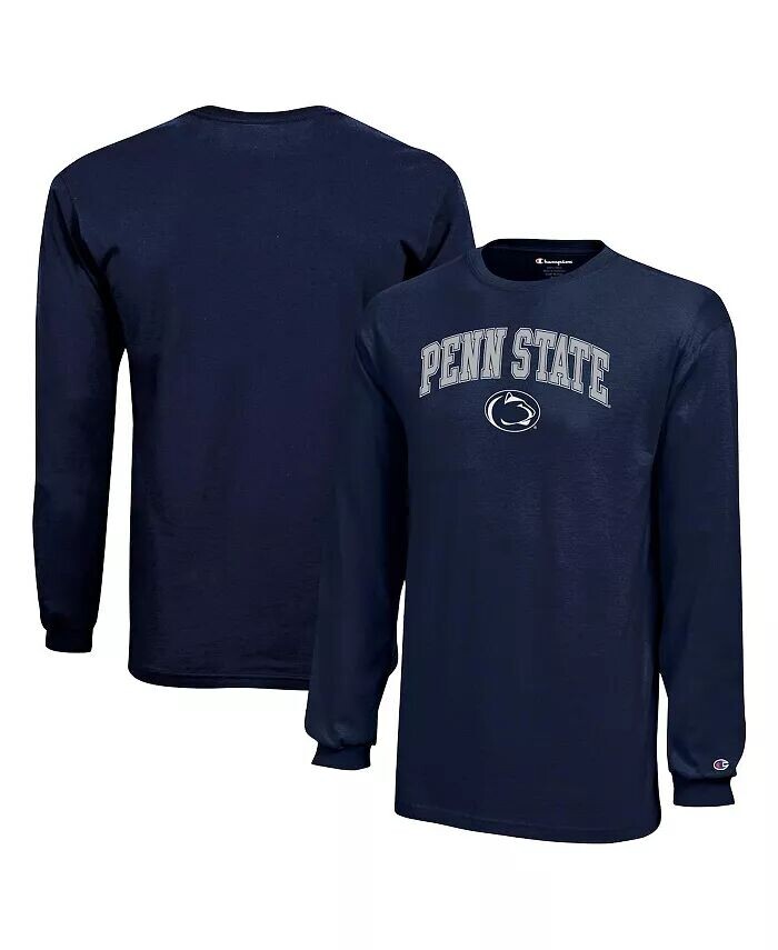 Темно-синяя футболка с длинными рукавами и логотипом Big Boys and Girls Penn State Nittany Lions Champion, синий
Темно-синяя футболка с длинными рукавами и логотипом Big Boys and Girls Penn State Nittany Lions Champion, синий