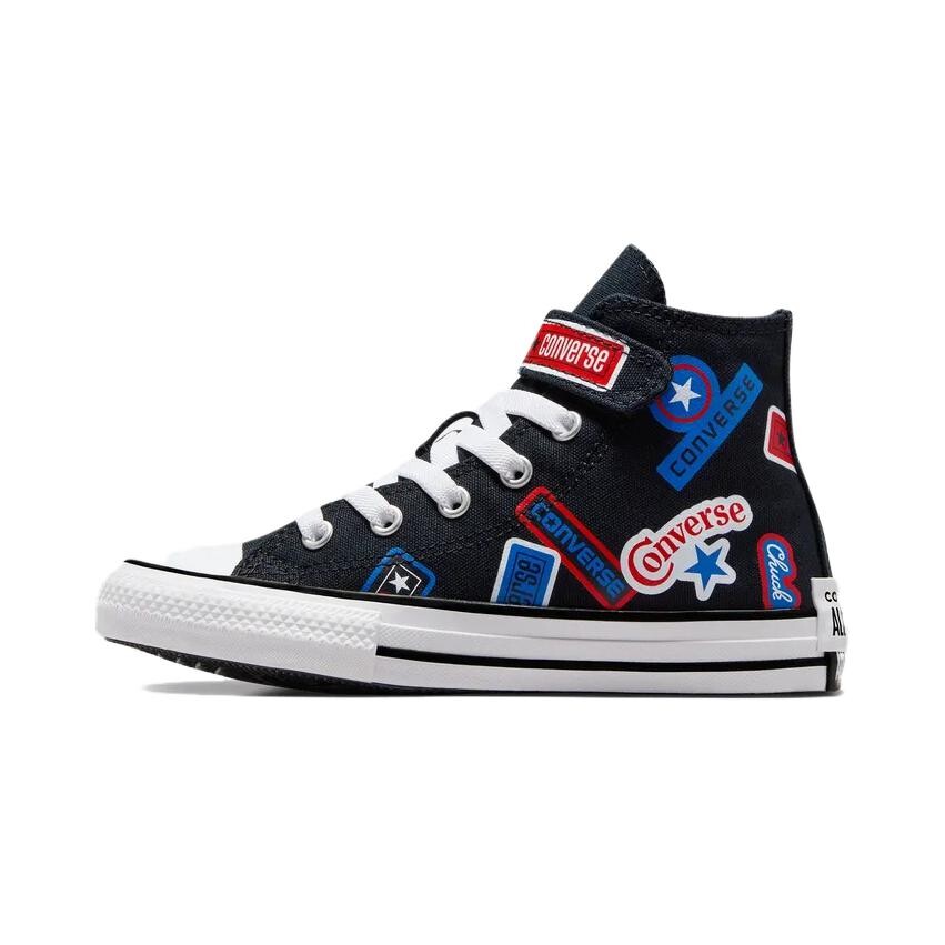Детские парусиновые туфли Converse All Star 1V BP, Black/Multicolor/Red/Blue/White 
Детские парусиновые туфли Converse All Star 1V BP, Black/Multicolor/Red/Blue/White